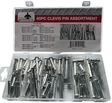 Goliath Industrial 60pc Clevis Pin Assortment Kit ~ CPA60 picture
