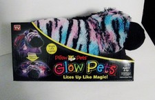 Pillow Pets Glow Pets Zebra Plush Pillow Bright LED Lights Large 12