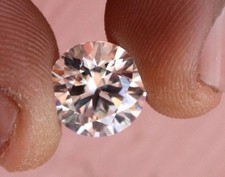 3 CT Natural White Diamond Round Cut VVS1 D Grade IDGL Certified 1 FREE Gift GV6 picture