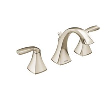 Moen Voss Polished Nickel Two-Handle 8'' Widespread Bathroom Faucet T6905 picture