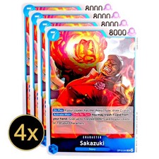 4x Sakazuki OP12 One Piece Foil Playset NM #OP12-044 picture