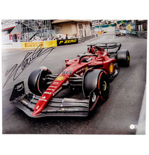 Charles Leclerc Signed Formula 1 Racing Print Size 16″ x 20″ with Beckett COA picture