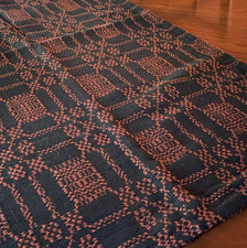 NEW PRIMITIVE PUMPKIN BLACK WOVEN TABLE RUNNER XL 72