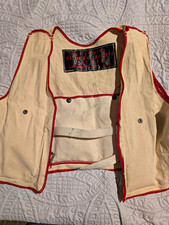 Vintage Don Canham Weighted Training Jacket Vest Canvas Ann Arbor Michigan Rare picture