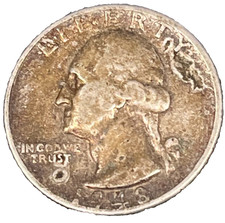 1948-S Washington Quarter AG About Good 25C 90% Silver San Francisco US Coin picture