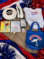 Vintage Kilgore College Rangerettes 2001-03 Boots Hat Baton Revels Memorabilia picture