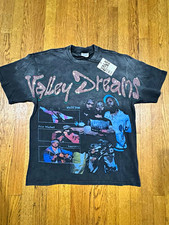 Vale Forever Graphic Print T-Shirt Black Crew Neck Short Sleeve Cotton S picture