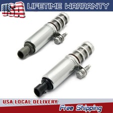  2 Intake & Exhaust Camshaft Position Actuator Solenoid Valve For Chevy GM Buick picture