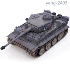 1/35 German Tiger I Tank 503rd Hvy Pz Btl No.332 German Grey Finished Model Gift picture