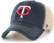 Minnesota Twins '47 Navy Trawler Clean Up Logo Hat picture