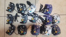 Lot of 14 Nintendo GameCube Controllers *8 OEM* (Read) BROKEN PARTS/REPAIR AS IS picture