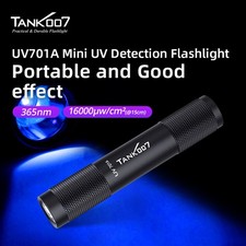 Tank007 1-5x 365nm Longwave Black Light UV Flashlight for Minerals Rock Hunting picture