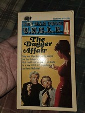Vintage 1965 The Man From UNCLE #4 The Dagger Affair Ace Paperback G-571 Spy Boo picture