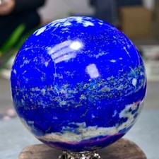 223G Natural Lapis lazuli quartz crystal ball aura healing picture