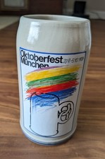 Genuine Rastal Grenzhausen Oktoberfest 1986 Munchen 1 Litre Beer Mug Stoneware  picture