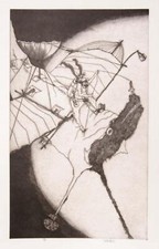 Julio Zachrisson, Astronauta Subdesarrollado, Etching, signed in pencil picture