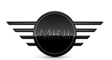 OEM MINI Cooper Countryman F60 Piano Black Emblem Badge Front 51149880865 picture