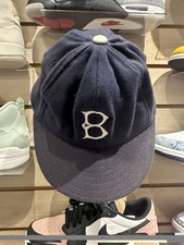 Vtg Brooklyn Dodgers Hat Cap Cooperstown BallCap Co NO TAG Wool Leather Band picture