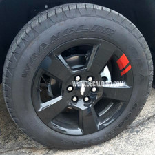 Wheel Stripes Hash Marks V2 - Thin Fits Chevy Truck Redline Rim Stickers Decal picture