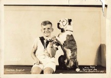 1937 Our Gang Pete the Dog Photo Steel Pier Atlantic City Central Studios 5x7 picture