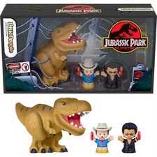 Little People Collector Jurassic Park Special Edition Set with Dinosaur picture