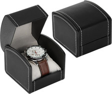 Luxury Single Watch Gift Box with Removable Pillow, PU Leather Single Watch Case picture