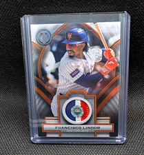 2026 Tribute Stamp of Approval Relic SOA-FL /25 Francisco Lindor BOOKEND 25/25 picture