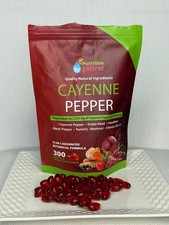 Cayenne Pepper Softgels Supplement - 300 Capsules NEW  picture