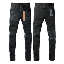 New KSUBI Men's Personality Fashion Slim Fit Jeans Teens Solid Color Jeans picture