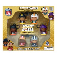 NFL LEGENDS 2024 SQUEEZYMATES 6 FIGURE W/ CARABINER COLLECTOR'S BOX SET 🔥🔥🔥 picture