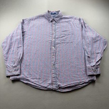 Pendleton Oxford Cloth Shirt Mens XL Blue Plaid Button Down Long Sleeve Casual picture