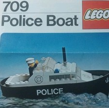 1977 Original Instructions Manual 709 Police Boat & Mini Fig Vintage LEGO picture