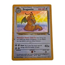 Pokemon TCG Dragonite 4/62 Fossil Holo Rare 1999 (Ungraded) picture