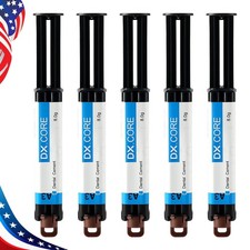 5X DENTEX Dental Dual Cure Composite Resin A3 Core Build Up Light & Self Cured picture