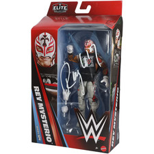 [BIG SALE] Rey Mysterio WWE Autographed Mattel Elite Series 124 Figure picture