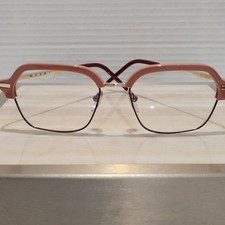 Marni ME 2111 Eyeglasses Col Rose 53 -17  NWOT  Made In Italy  Geometric W Case picture