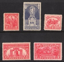 1926 1927 year set 627 628 629 643 644  LH Hinged MNH ** F F/VF VF  VF/XF picture