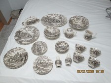 Royal Mail Fine Staffordshire Ironstone Dinnerware.   A Genuine Hand Engraving . picture
