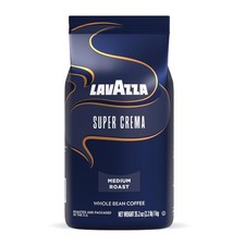 Lavazza Super Crema Coffee Beans 2.2lb Medium Espresso Arabica Robusta picture