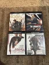 Robin Hood/The Commuter/Angel Has Fallen/Assassins Creed/4k/New Sealed Nice Set, picture