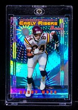 Randy Moss RARE EARLY RISER HOLO FOIL INSERT CARD Vikings HALL OF FAME picture