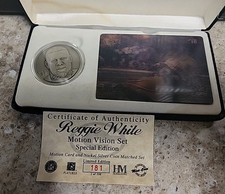 Reggie White Highland Mint Coin and Motion Vision Card Limited Edition picture