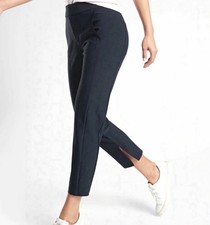 Athleta Black Stellar Straight Crop Pants Office Wear Travel Minimalist 8 picture
