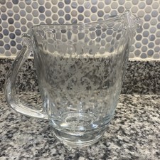 Super Rare Fostoria Navarre 44Oz Ice Lip Pitcher picture