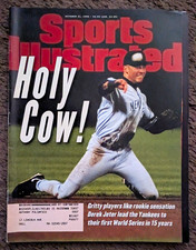 VINTAGE DEREK JETER - NY YANKEES (Sports Illustrated October1996)Vol 67 Issue 43 picture