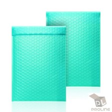 100 #000 4x8 Teal Poly Bubble Padded Envelopes Self-Sealing Shipping Mailers picture
