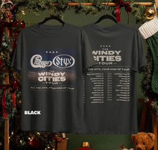 Styx Chicago Tour 2026 Classic Rock Concert T-Shirt S-5XL picture