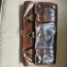 Moore & Giles Austin Hanging Doop Kit Leather Travel Bag picture
