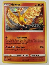 Moltres 19/181 Team Up Stamped EU Promo Cosmos Holo LP Pokémon TCG picture