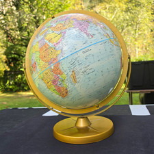 Replogle World Nation Series 12 Inch Diameter Globe Metal Stand Political Map picture
